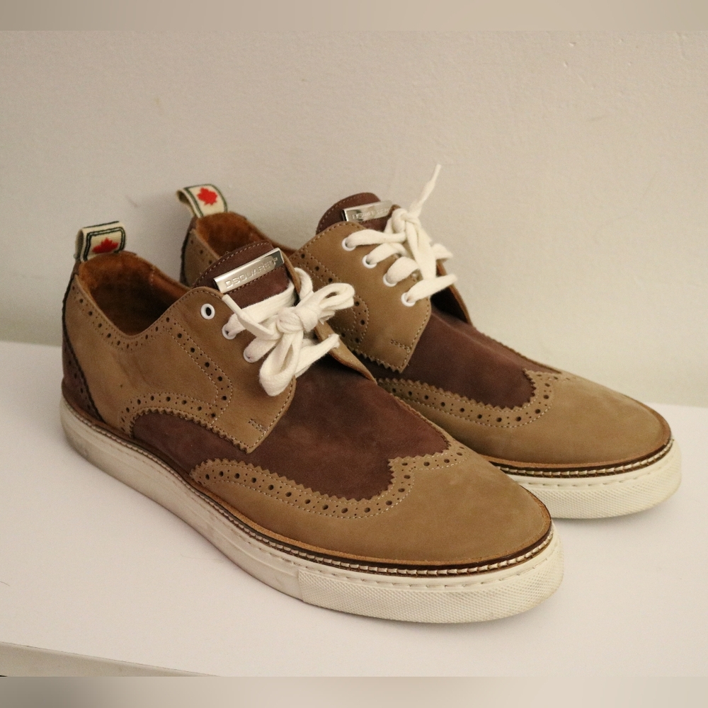 Dsquared Mens Suede Brown Sneakers size 9US/42 EUR